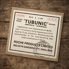 WW2 British Morphine Box Kit for Re-enactment First Aid Medical