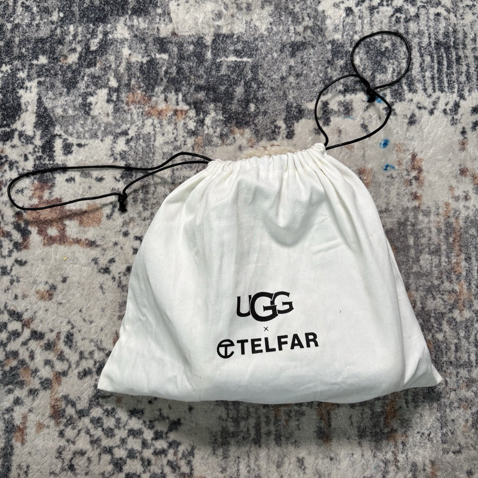 UGG x Telfar Shopping Bag Small Chestnut Shearling image 9