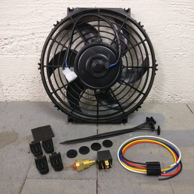 1978 Chevrolet C20 10 Inch Black Radiator Fan cooling new fast black ultra 