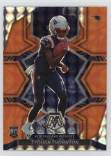 2022 Panini Mosaic Rookies Reactive Orange Prizm Tyquan Thornton #336 19b1