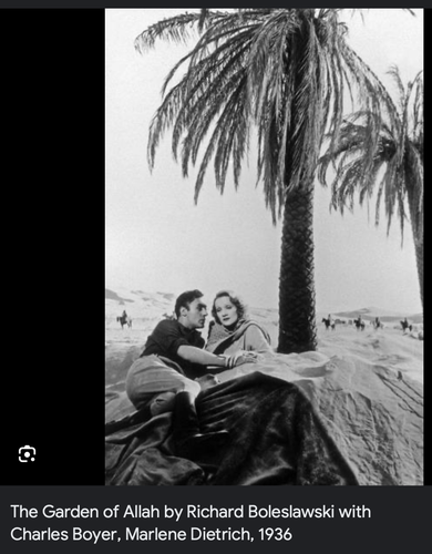 C1936 11x14 MARLENE DIETRICH & CHARLES BOYER GARDEN OF ALLAH SILVER GELATN PHOTO - Picture 11 of 11