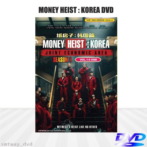 KOREAN DRAMA DVD MONEY HEIST: KOREA VOL.1-6 END ENGLISH DUBBED REGION ...