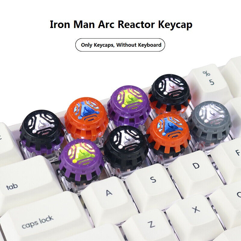 Marvel Iron Man Arc Reactor Keycap R4 Button For Mechanical Marvel Iron Man Arc Reactor Keycap R4 Button For Mechanical