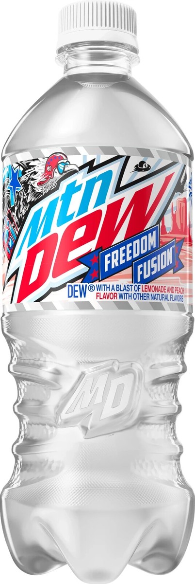 Mountain Dew Freedom Fusion Limited Edition Flavor 20oz Bottle | eBay