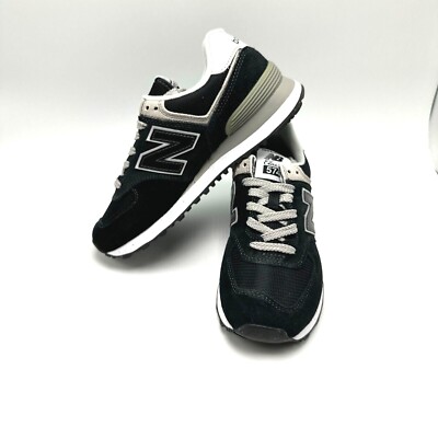 New Balance 574 Black White Men's Sport Shoe ML574EVB sz 8.5-12 | eBay