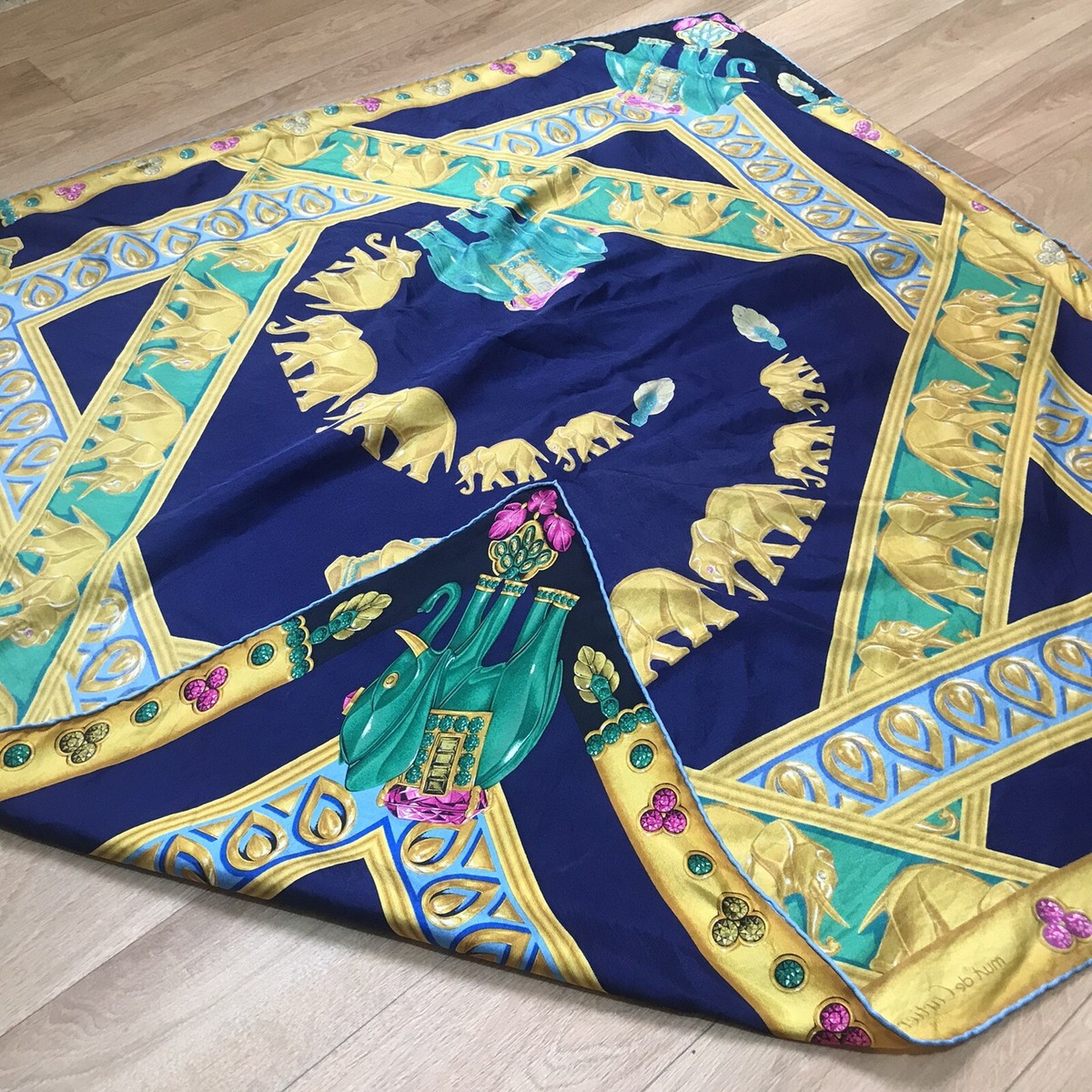 MUST DE CARTIER scarf Silk TWill La Route des Indes