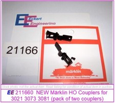 NEW 211660 Märklin  HO Couplers (2) for 3021 3073 3081 Vintage Locomotives 21166