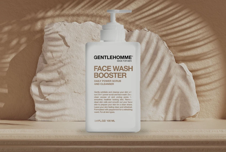 Gentlehomme Face Wash Booster - 2-in-1 Power Scrub - Travel Size - 3 PACK - Image 4 of 4
