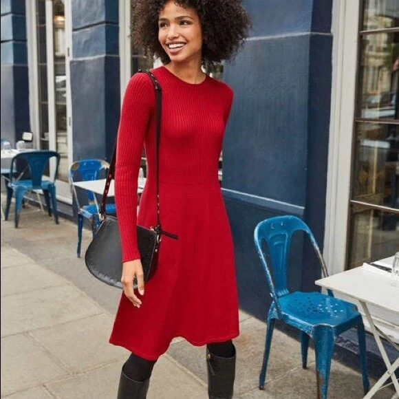 Boden Gemma Dress size 22 reg red colour K0292--bwb--~~~~ | eBay