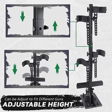 UTV Gun Rack Stand Up Gun Mount Holder for Polaris Ranger RZR General Defender