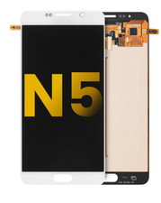 OLED Assembly Without Frame Compatible For Samsung Galaxy Note 5 White Pearl 