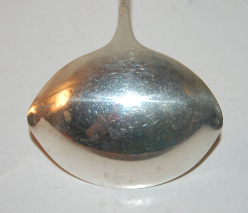 Vintage Sterling Silver Cream Ladle Serving Spoon Belle Rose Heirloom Oneida - Picture 3 of 4