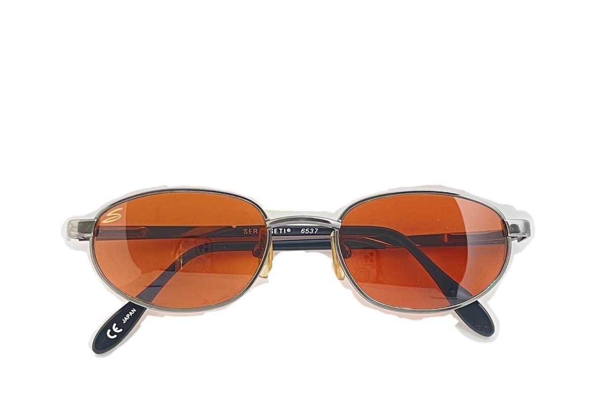 サンエスティバン　844631 Vintage Serengeti Oval Sunglasses 48-18-1356537 Silver Pewter