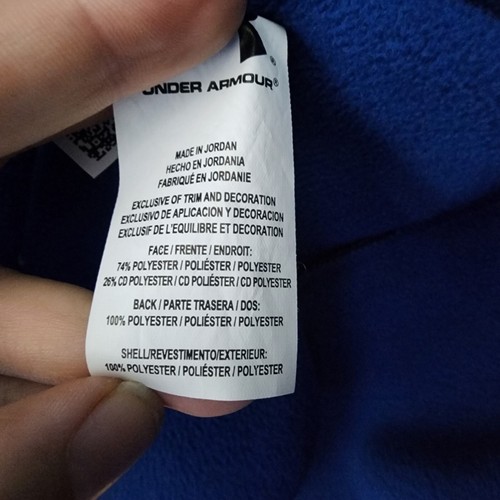 Under Armour Boys Youth Medium UA ColdGear Jacket UJFDM14F Blue - Picture 5 of 5