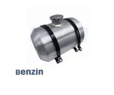 With Baffle 2 1/2 Gallon 8''x12" 1/4 NPT Spun Aluminum Round Gas Tank Fuel Tank