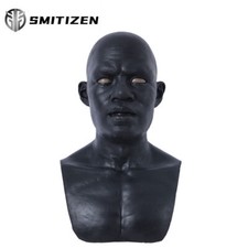 SMITIZEN Black Silicone Mask Male masken Costume Headwear Cosplay Masquerade
