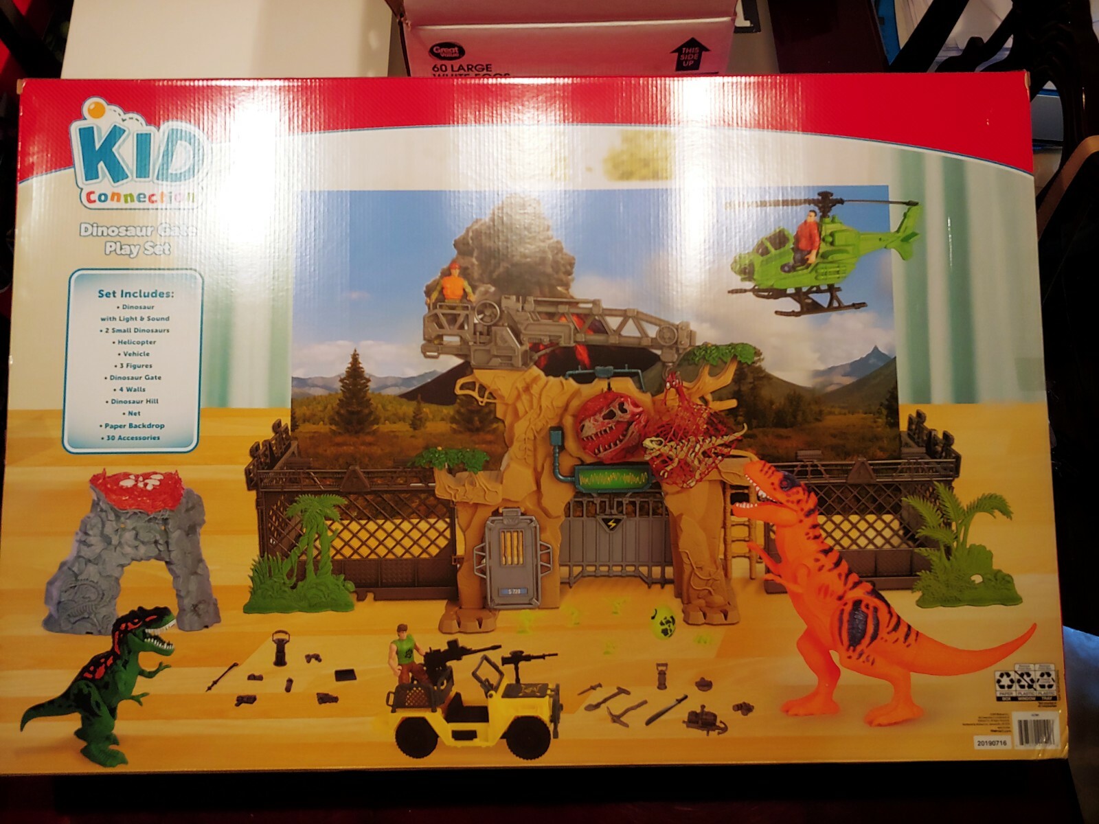 kid connection dinosaur gate playset