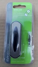 Style Selections Wireless Doorbell Nickel/Black Finish #0568966, Model:SS730303