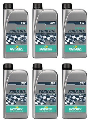 Motorex Racing Fork Oil 5W  5x 1Liter Gabelöl Motorrad