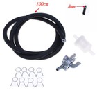 50-150CC ATV Dirt Bike 1M Petrol Gas Valve Fuel Line+Petrol Oil Fuel Filter Kit