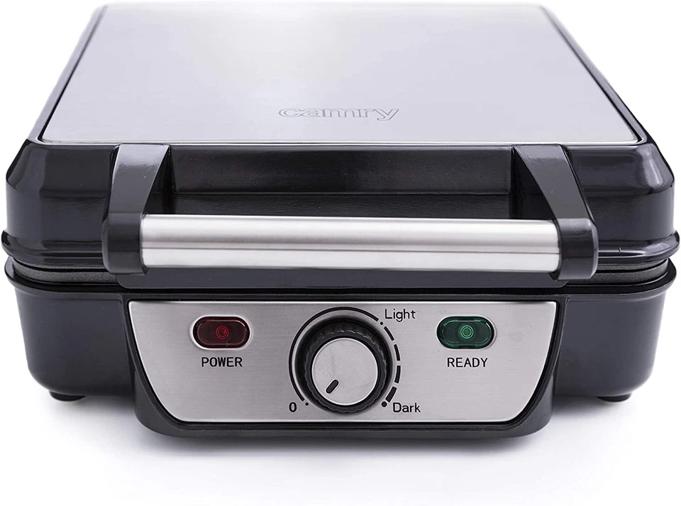 MACCHINA CIALDE PIASTRA WAFFEL DOLCI BELGI WAFER WAFFLE MAKER 1500W Antiaderente - Immagine 2 di 4