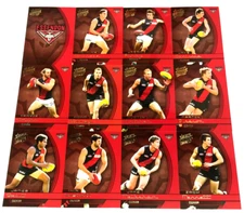2015 SELECT AFL HONOURS S2 TRADING CARD FULL BASE CARD TEAM SET (12)-ESSENDON