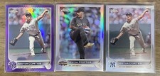 (3) Nestor Cortes 2022 Topps Chrome Update All Star Refractor + Purple + Base