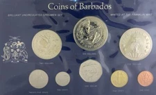 1975 Barbados Specimen Set