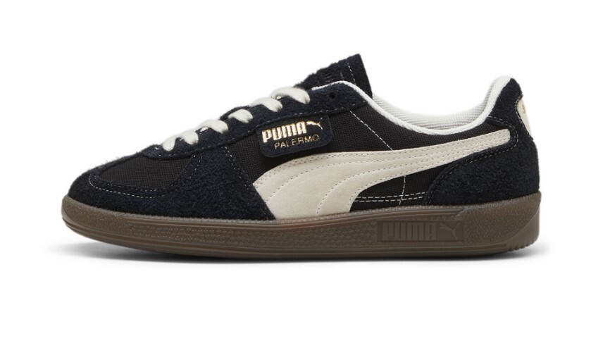 Puma Palermo Vintage black Frosted Ivory-Gum men's shoes 396841 04