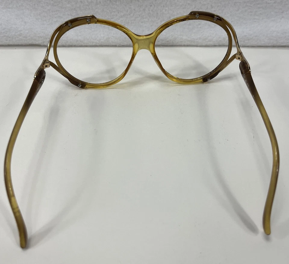 SOLO MARCOS DE GAFAS DE SOL ÁMBAR Christian Dior 2189 80 57 14 hechos en Austria Foto 4 de 4