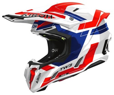 Off-Road Helmet Airoh TWIST 3 DYNASTY Red/Blue Gloss