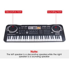 61 Keys Music Electronic Keyboard Electric Piano Kids Musical Instrument j7y