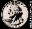 1963 Silver Washington Quarter - Choice Gem Proof  Lustrous  No Reserve  #K1358