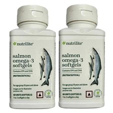 2x Nutrilite Salmone Omega 3 Compresse - 120N spedizione veloce senza...