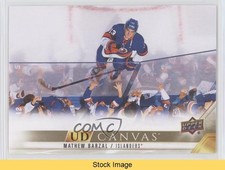 2022-23 Upper Deck Series 2 UD Canvas Mathew Barzal #C174 READ 1e7g