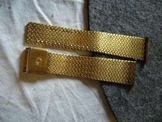 Superschönes Vintage Omega Uhrenband Milanese 50er 60er Mesh Schuppenarmband