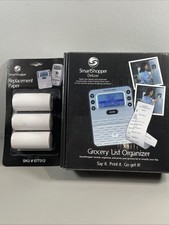 Smart Shopper Grocery List Organizer Records & Prints Ss-201 W/replacement Paper
