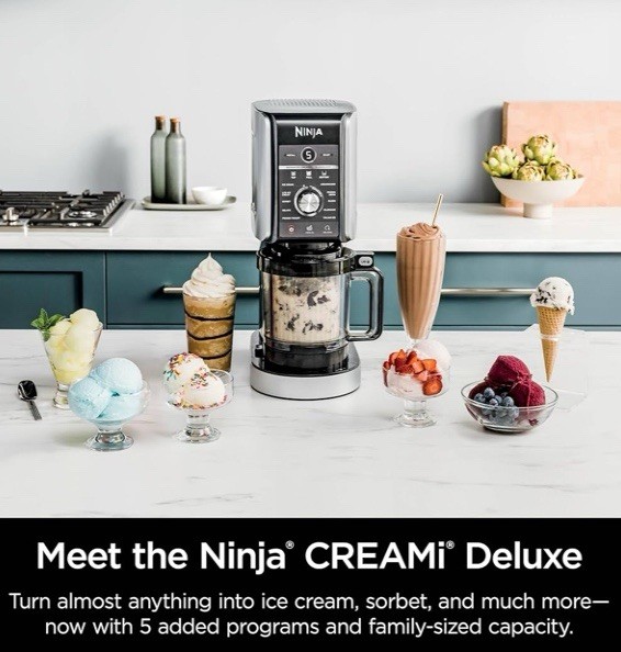 Ninja CREAMi Deluxe 11-in-1 Ice Cream and Frozen Treat Maker