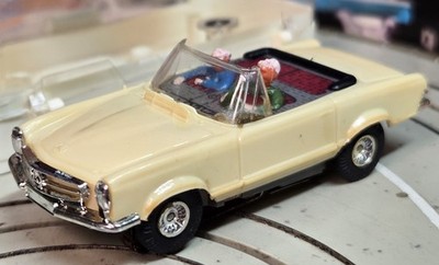 Faller AMS 4852 ~ Mercedes 230 Cabrio In OVP, 60S Jahre Spielzeug #BNL1580