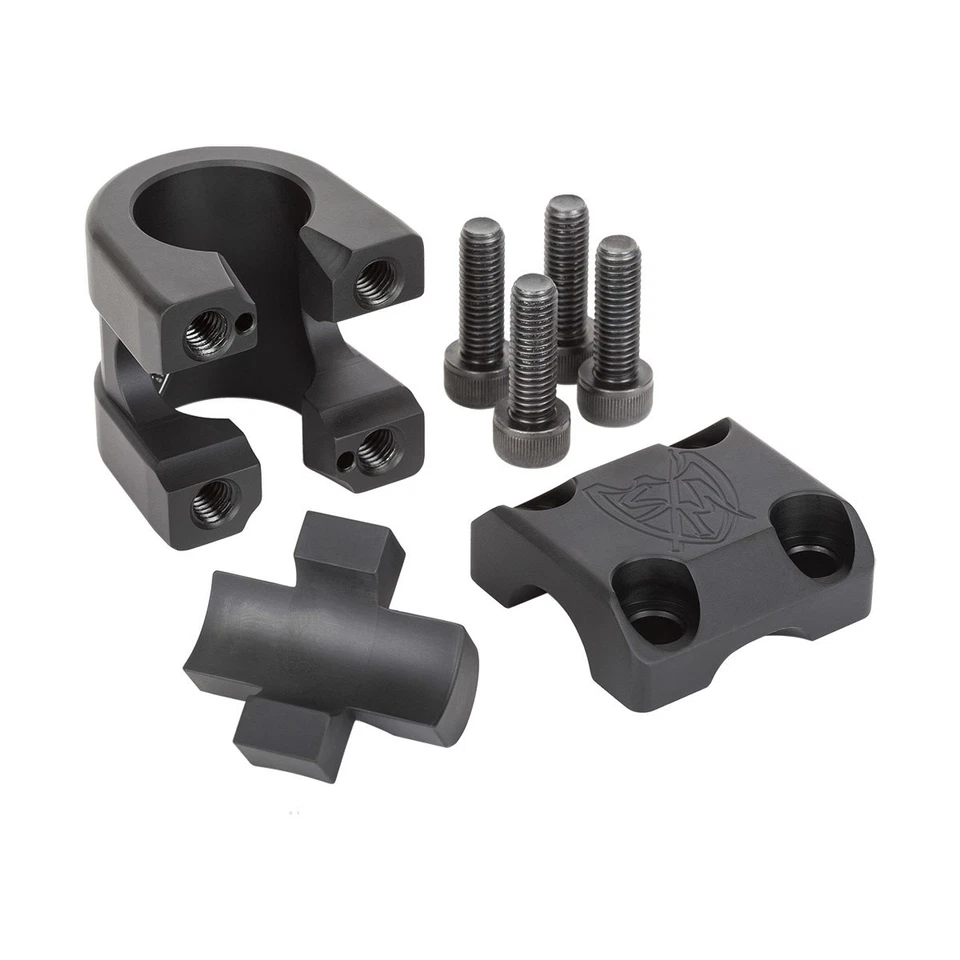 S&M Bikes 1 1/8" threadless Redneck FLT BMX stem BLACK - Image 2 of 4