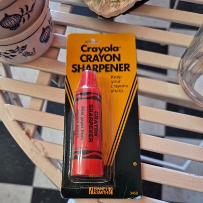 Crayola Crayon Sharpener Red 1980 Binney & Smith No. 3450 NEW/NOS