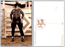I Love Lucy Desi Arnaz Ricky Ricardo Cowboy Rodeo 1955 TV Show Postcard