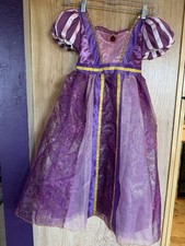 Disney Store Rapunzel Costume Dress Up Princess Tangled Purple Halloween NEW 5/6