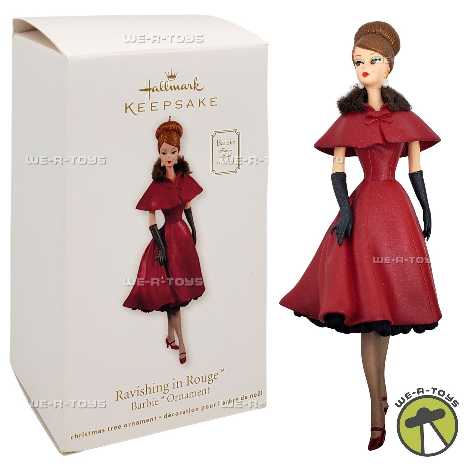 Hallmark Keepsake Barbie Ravishing In Rouge Christmas Ornament 2011