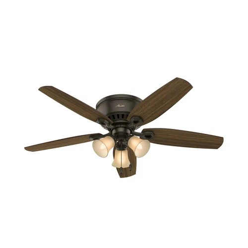 Hunter 52 inch Indoor Ceiling Fan with LED Lights - Bronze Ceiling Fan with P... - Picture 10 of 12