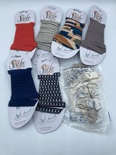 Sseko Designs Sandal Ribons Lot of 6 w/ Headband NEW ON CARDS Assorted Patterns