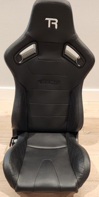 Trak Racer Recliner Sim Racing Seat   Leather-Style Finish SA-08-L