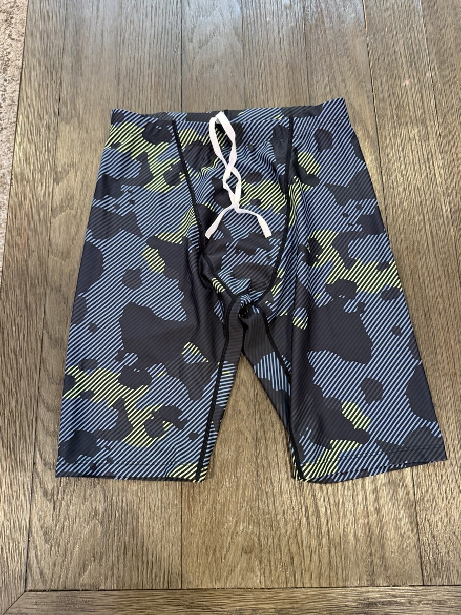 Mens Camouflage Camo Compression Shorts Half Tights Jammers Medium
