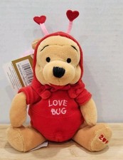 Disney Store Mini Bean Bag Firefly Pooh 8"