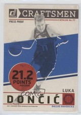2019-20 Panini Donruss Craftsmen Press Proof Luka Doncic #7 3u4